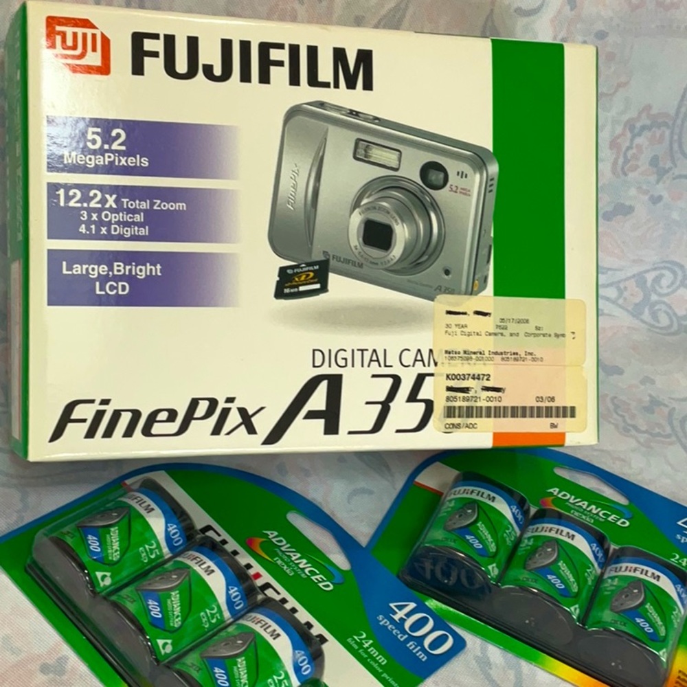 FinePix A350 digital camera. New-never used 2006